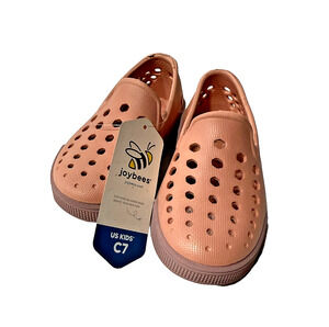 Joybees Kids Skate Sneaker Slip On EVA Water Shoe Mauve Pink Comfort Size C7 NWT